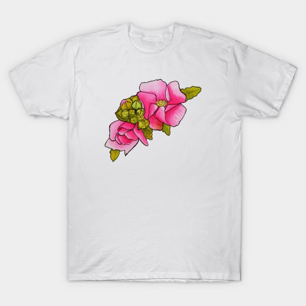 Floral Delight T-Shirt by Kirsty Topps